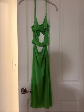 Michael Costello x revolve  Halter Cutout Dress